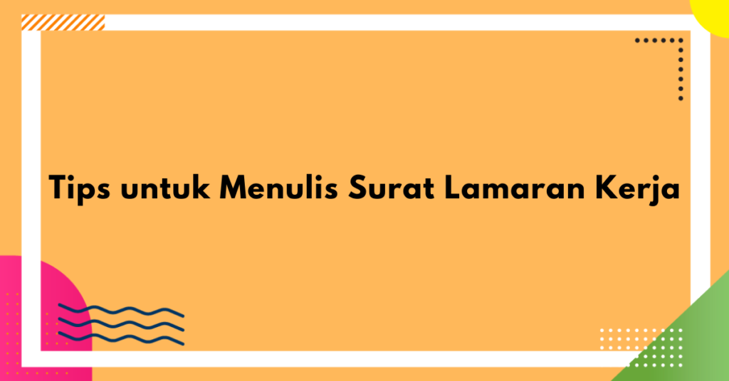 Detail Surat Kuning Lamaran Kerja Nomer 35