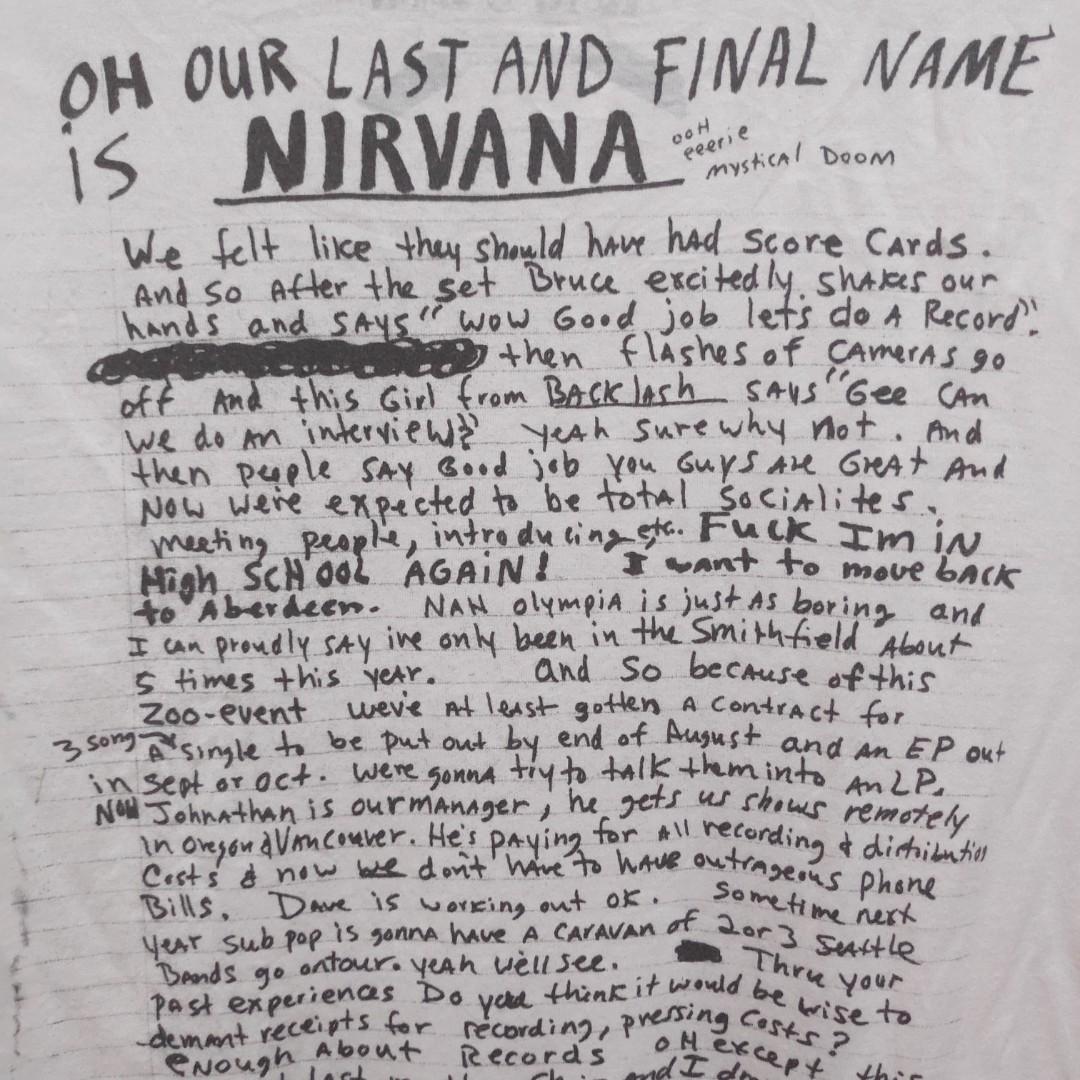 Detail Surat Kurt Cobain Nomer 40