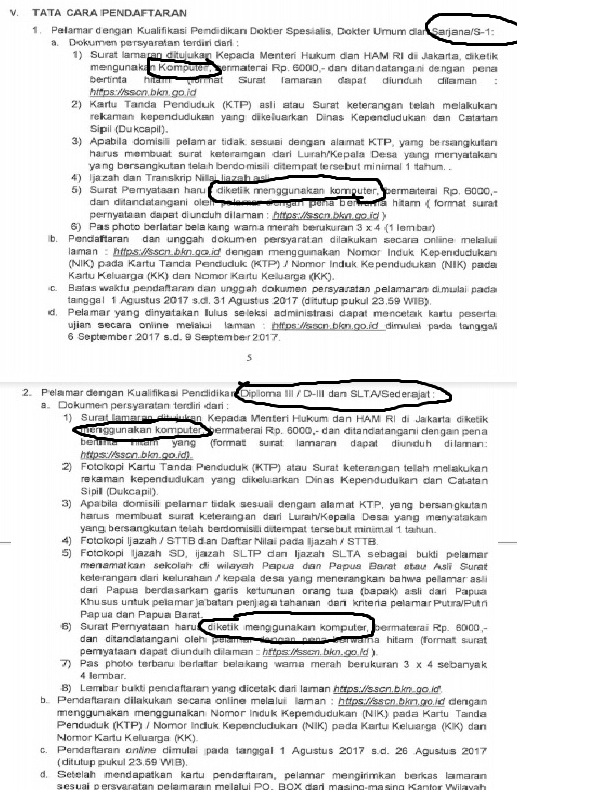 Detail Surat Lamaran Cpns Tulis Tangan Nomer 11