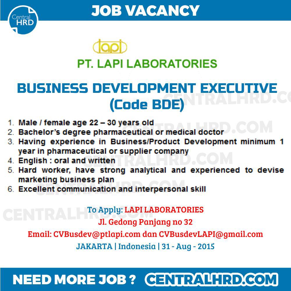 Detail Surat Lamaran Kerja Business Development Executive Nomer 16