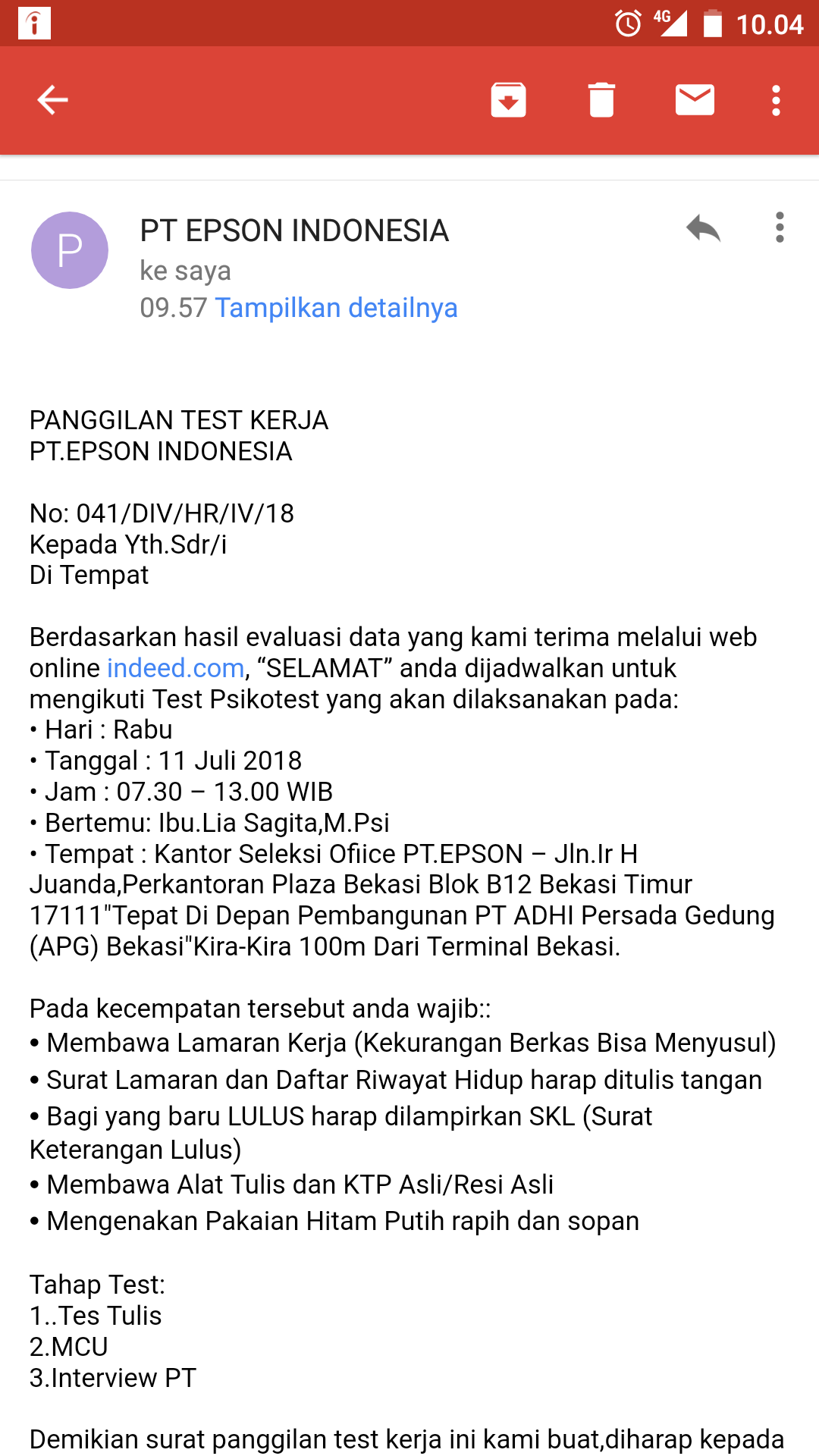 Detail Surat Lamaran Kerja Kaskus Nomer 44