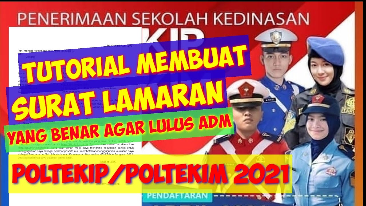 Detail Surat Lamaran Poltekim Nomer 27