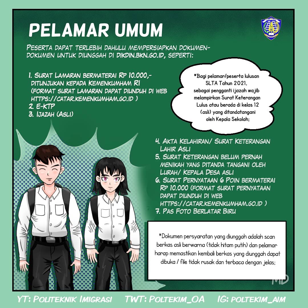 Detail Surat Lamaran Poltekim Nomer 38