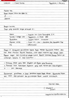 Detail Surat Lamaran Simple Nomer 16