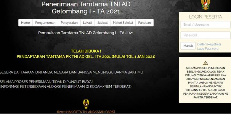 Detail Surat Lamaran Tni Ad Nomer 44