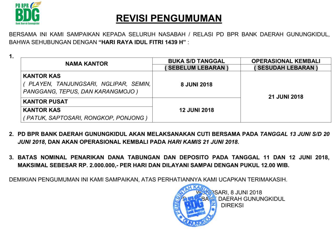 Detail Surat Libur Idul Fitri Nomer 23