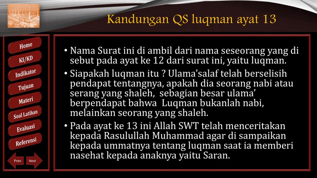 Detail Surat Luqman Ayat 14 Nomer 50