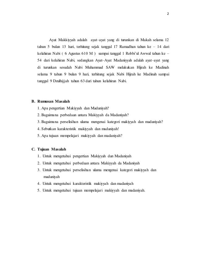 Detail Surat Madaniyah Dan Makkiyah Nomer 42