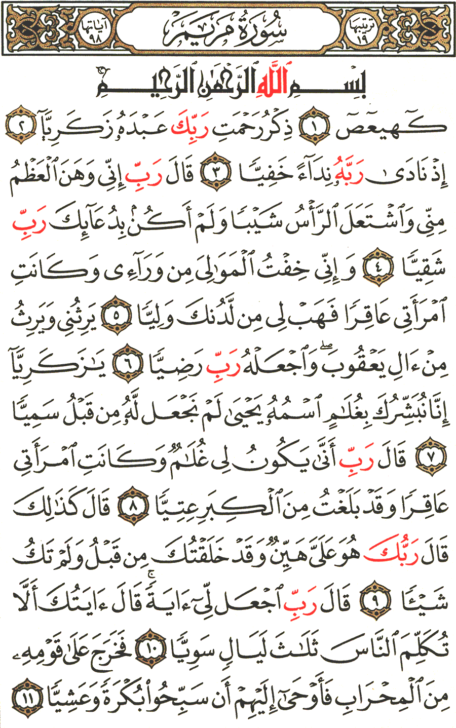 Detail Surat Maryam Ayat 1 5 Nomer 5