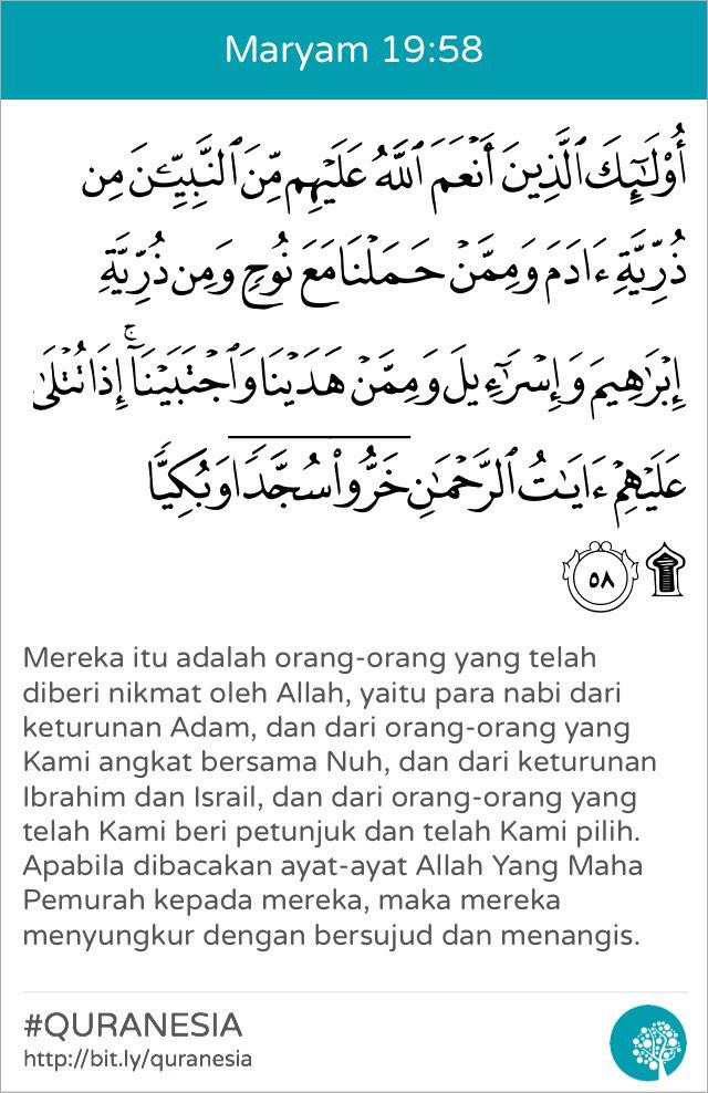 Detail Surat Maryam Ayat 15 Nomer 46