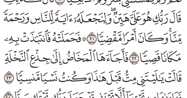 Detail Surat Maryam Ayat 19 Nomer 29