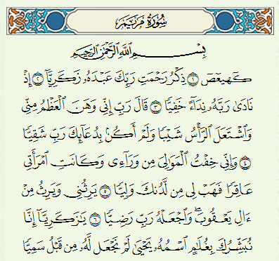 Detail Surat Maryam Ayat 19 Nomer 42