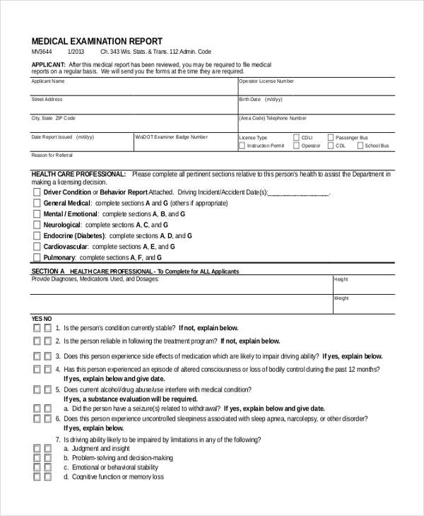 Detail Surat Medical Check Up Nomer 22