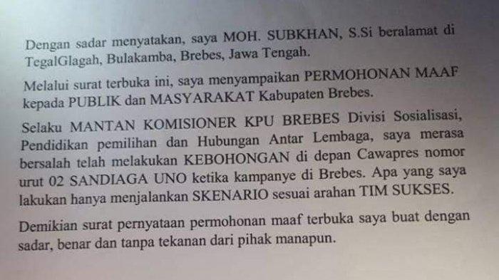 Detail Surat Mohon Maaf Nomer 44