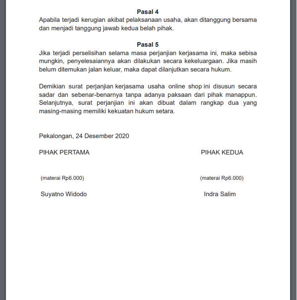 Detail Surat Mou Kerjasama Nomer 24