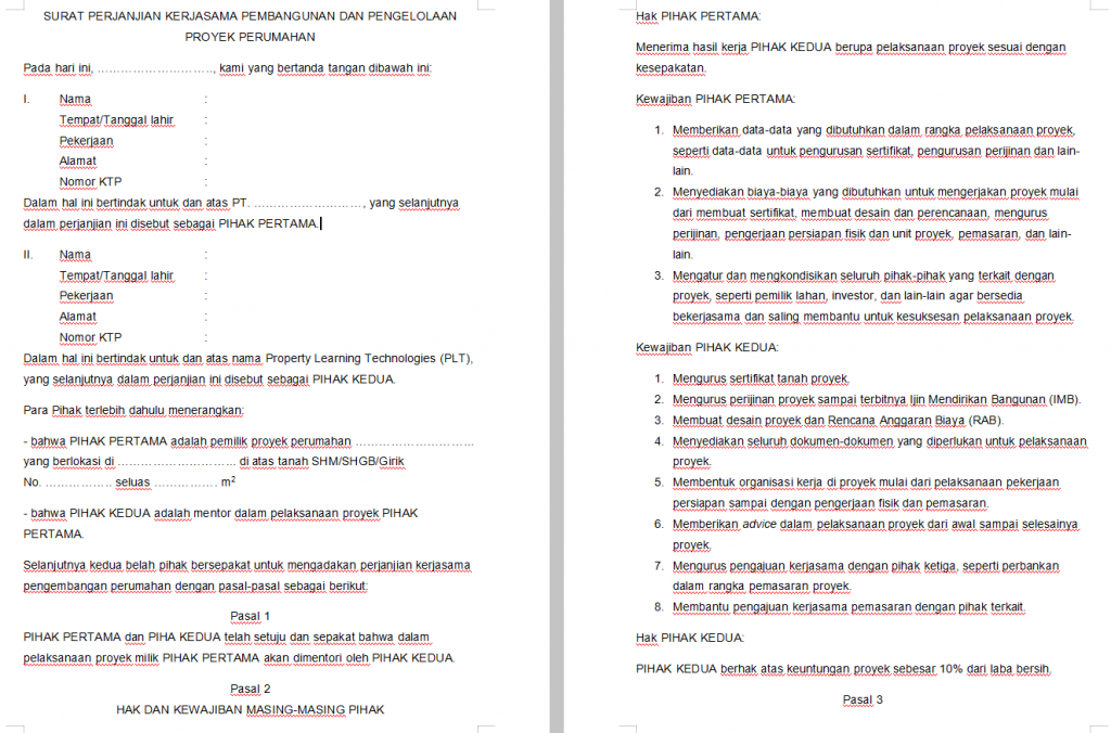 Detail Surat Mou Kerjasama Nomer 45