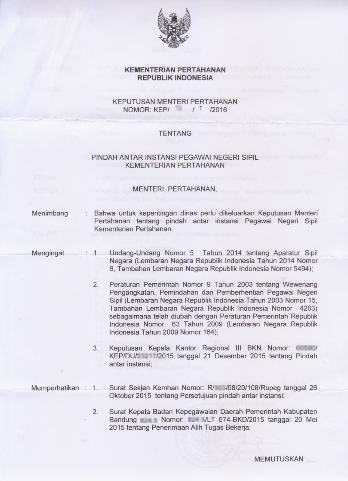 Detail Surat Mutasi Tni Nomer 4