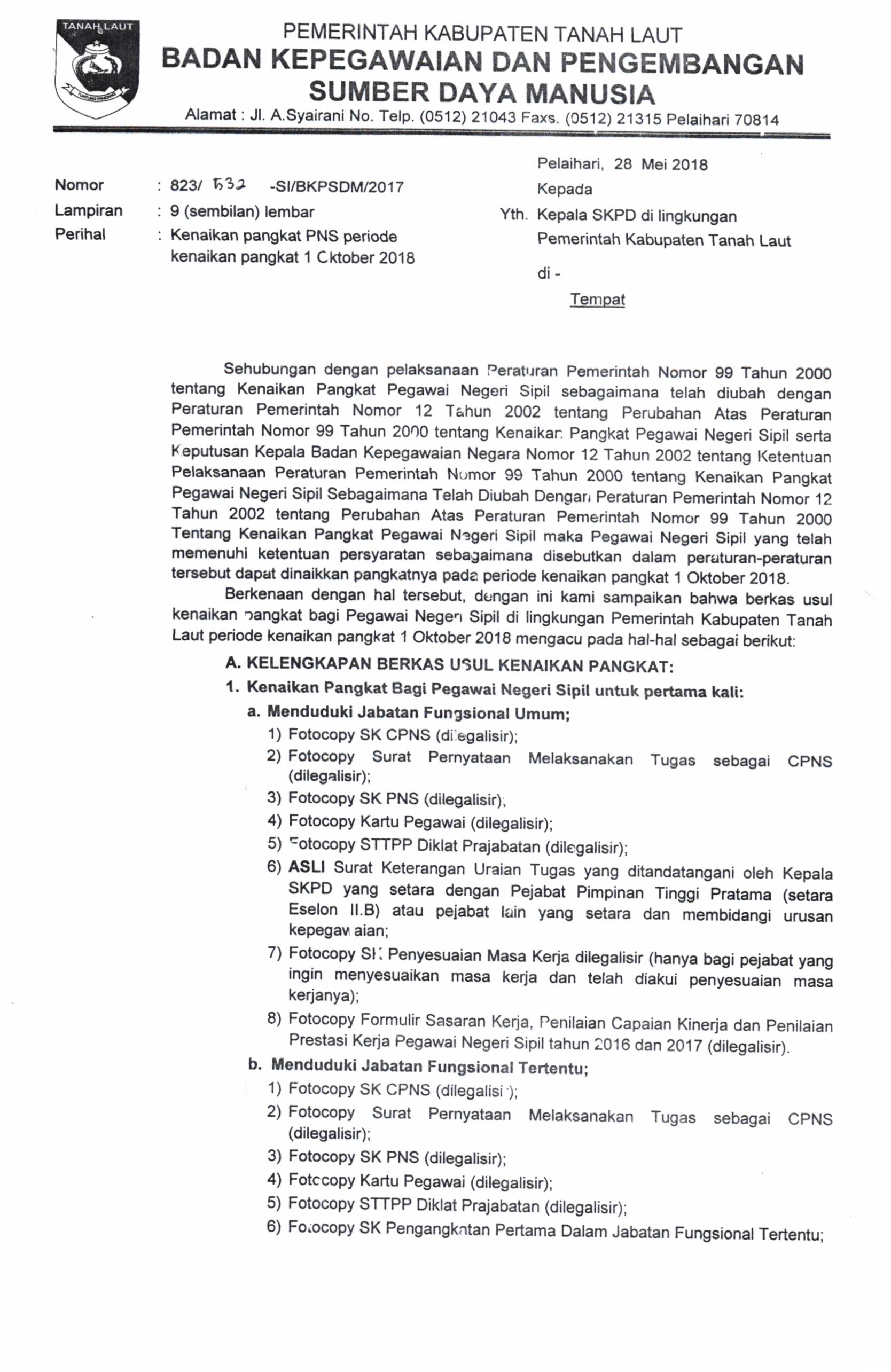 Detail Surat Naik Jabatan Nomer 24