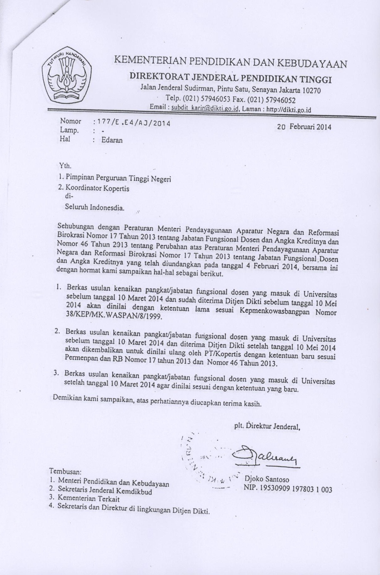 Detail Surat Naik Jabatan Nomer 29