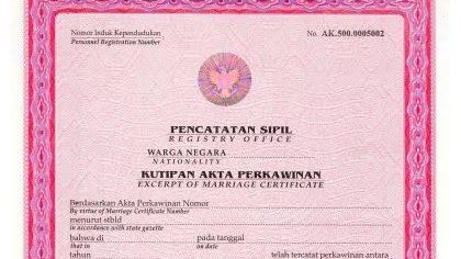 Detail Surat Nikah Catatan Sipil Nomer 14