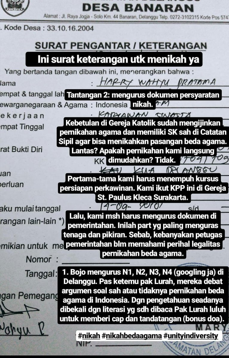 Detail Surat Nikah Katolik Nomer 29