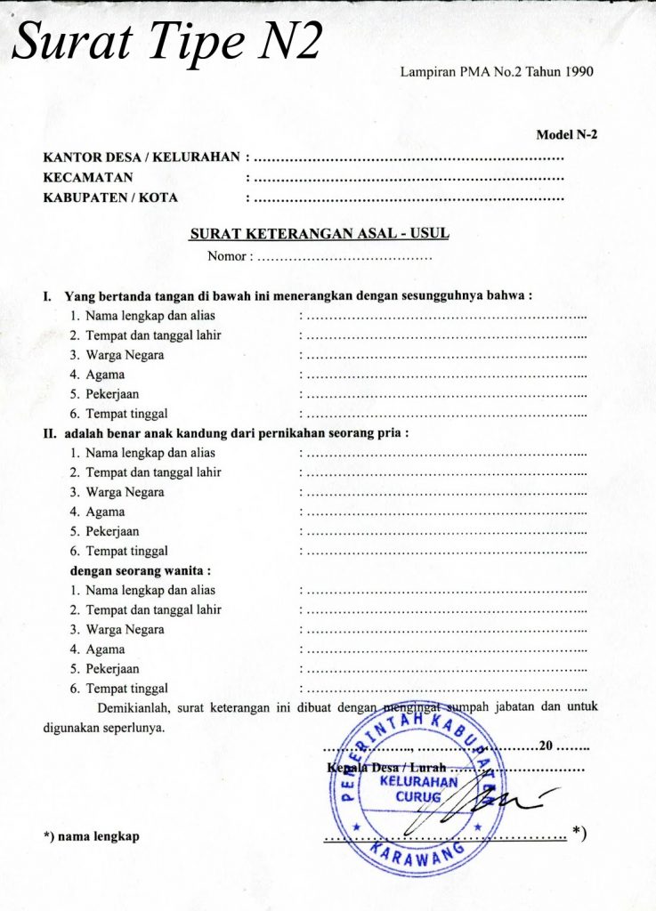 Detail Surat Numpang Nikah Dari Kelurahan Nomer 40