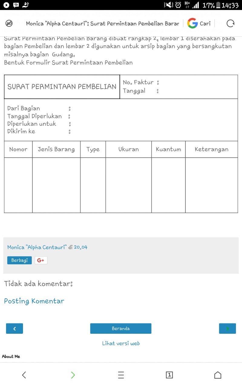 Detail Surat Order Pembelian Nomer 29