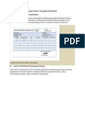 Detail Surat Order Pembelian Nomer 32