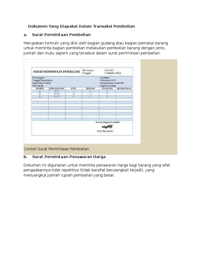 Detail Surat Order Pembelian Nomer 34