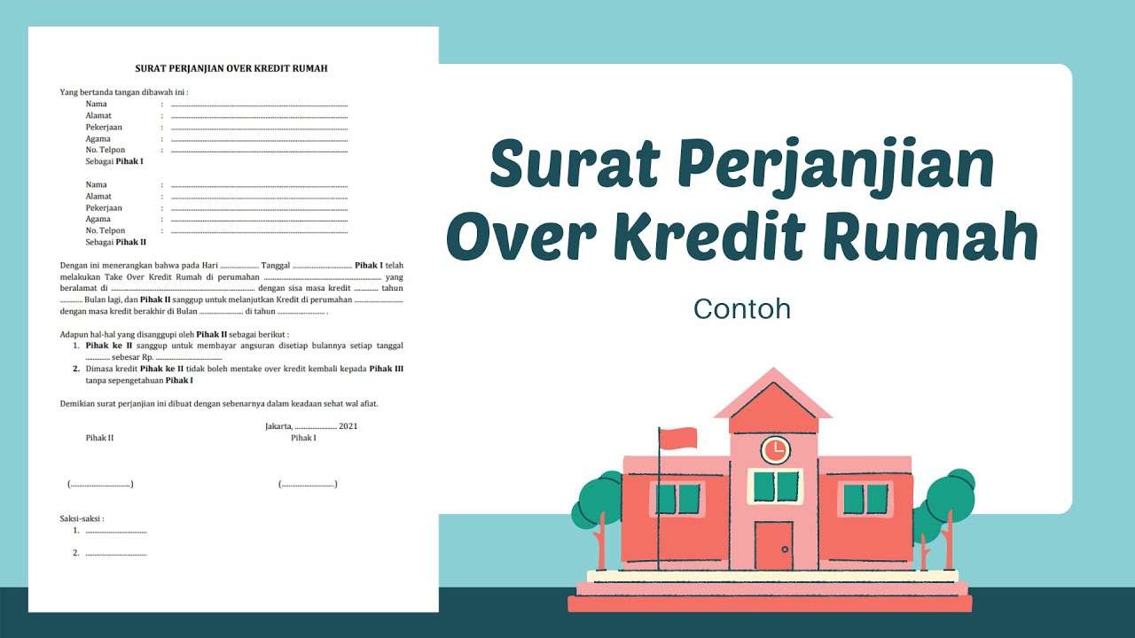 Detail Surat Over Kredit Rumah Nomer 19