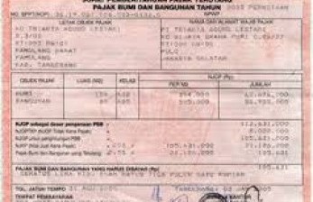 Detail Surat Pajak Tanah Nomer 14