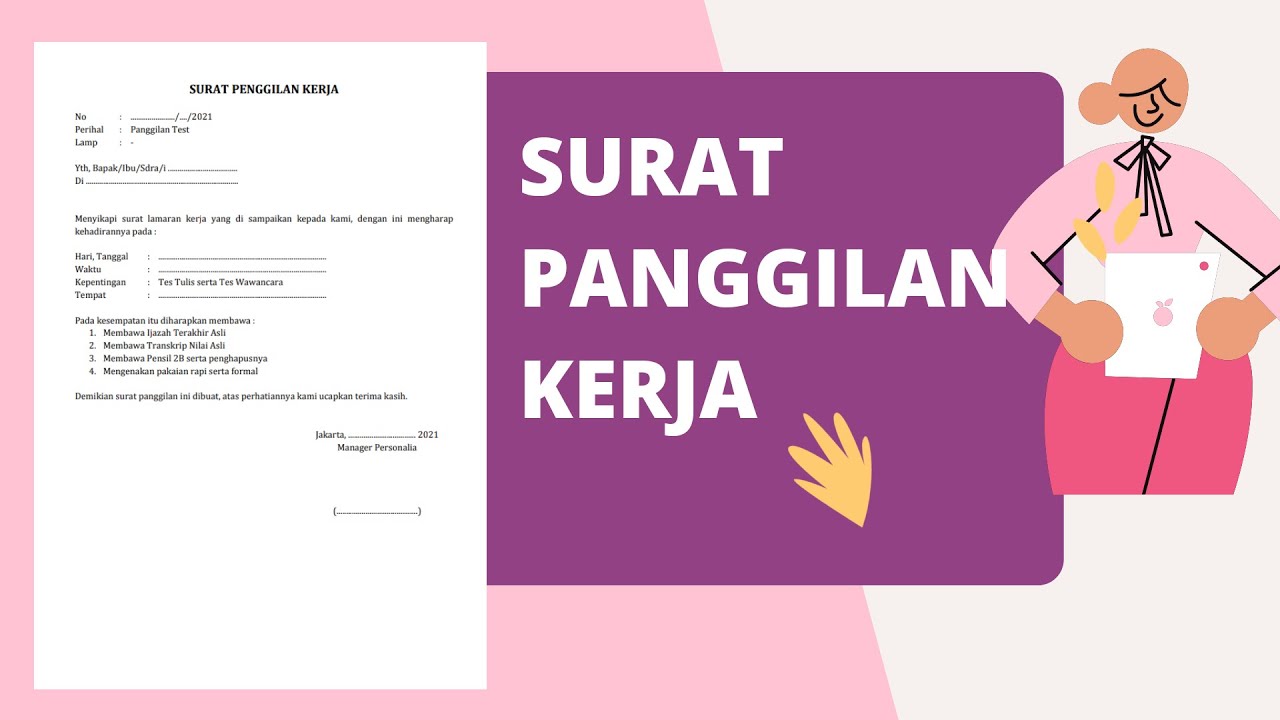 Detail Surat Panggilan Kerja Nomer 29