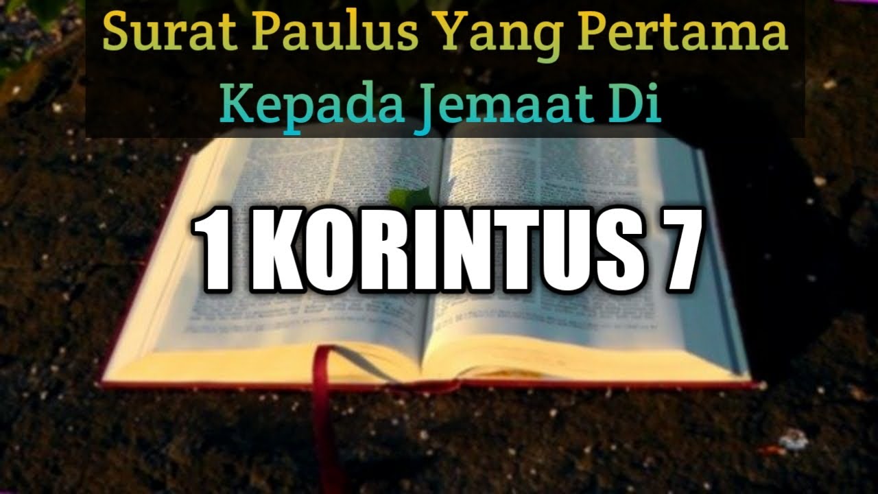 Detail Surat Paulus Yang Pertama Kepada Jemaat Di Korintus Nomer 35