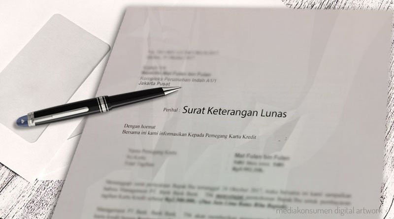 Detail Surat Pelunasan Kartu Kredit Nomer 44