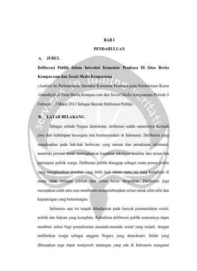 Detail Surat Pembaca Detik Nomer 21