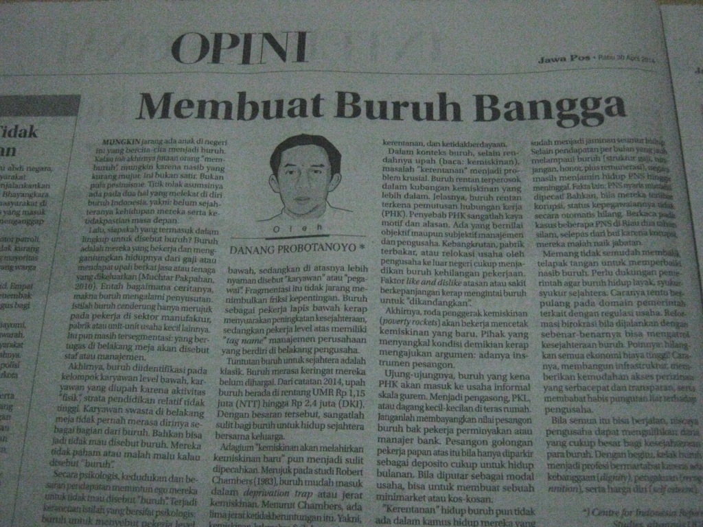 Detail Surat Pembaca Jawa Pos Nomer 33