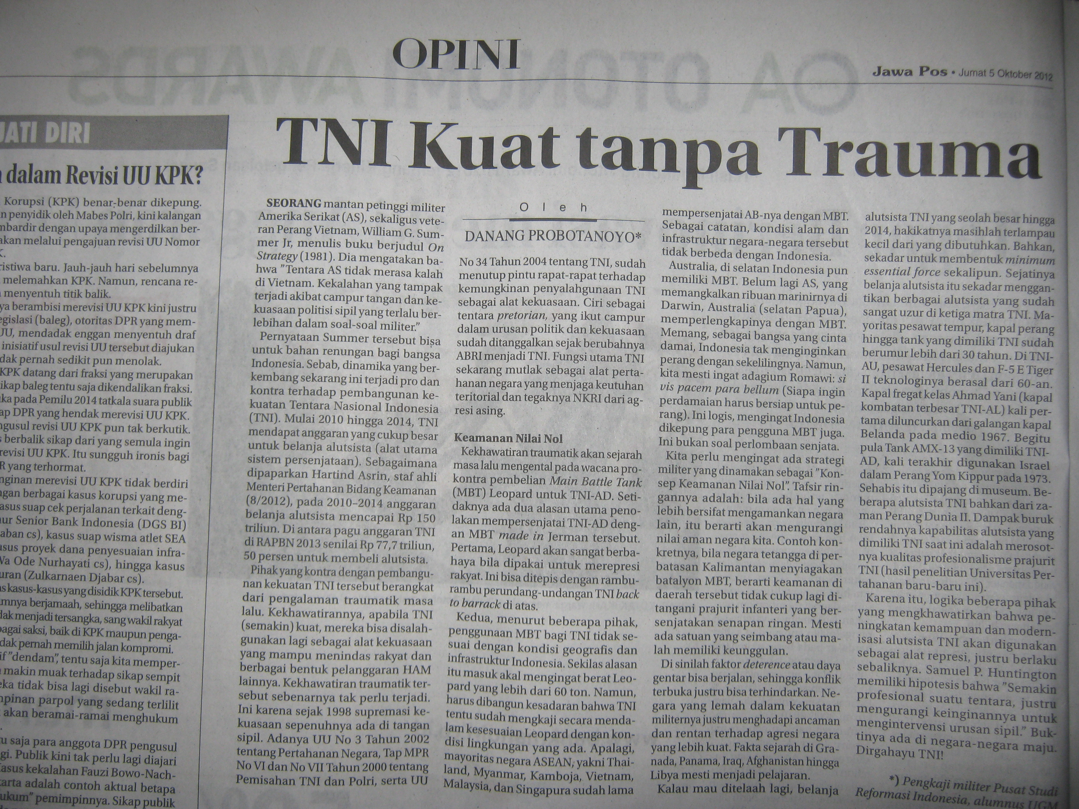 Detail Surat Pembaca Jawa Pos Nomer 41