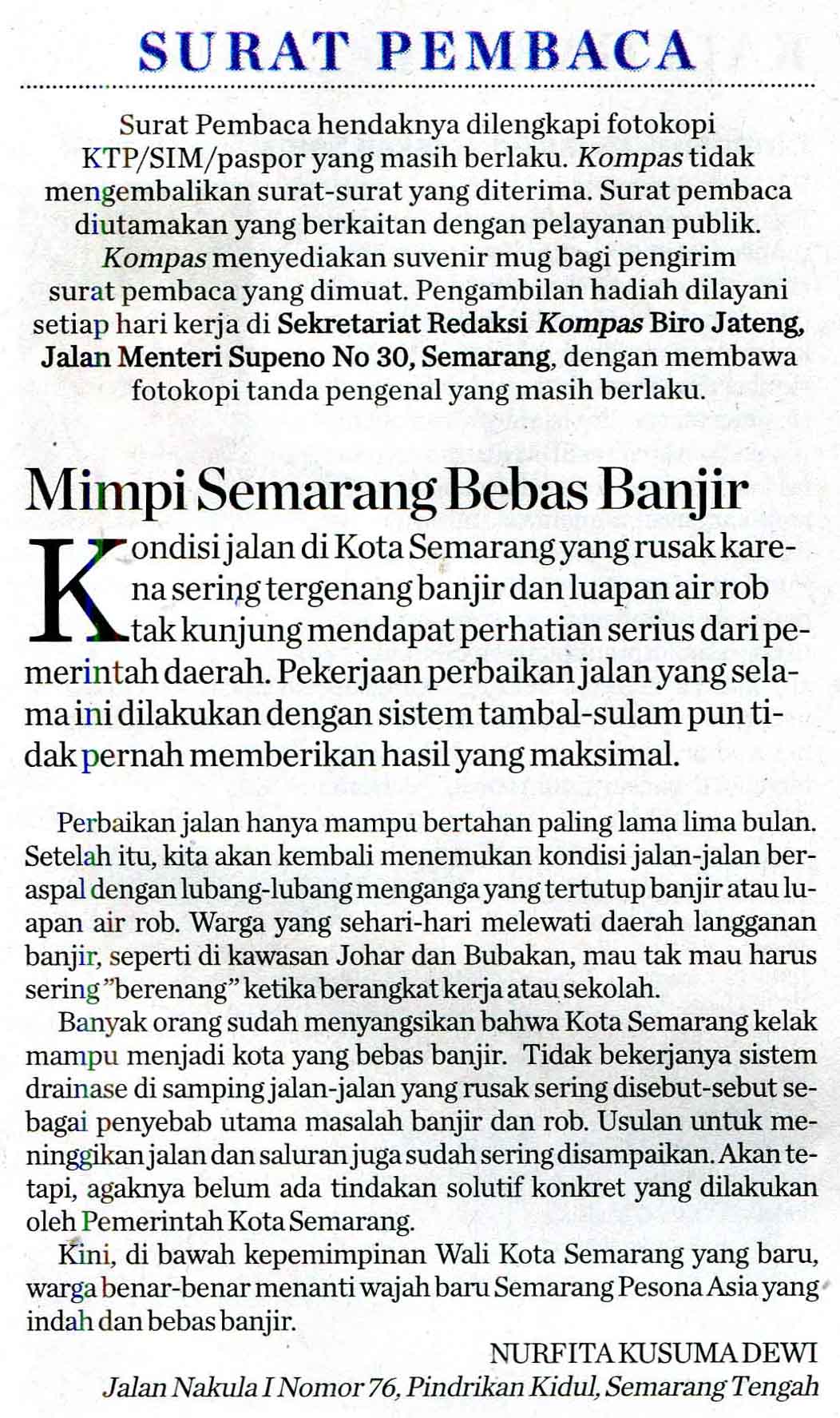 Detail Surat Pembaca Jawa Pos Nomer 7