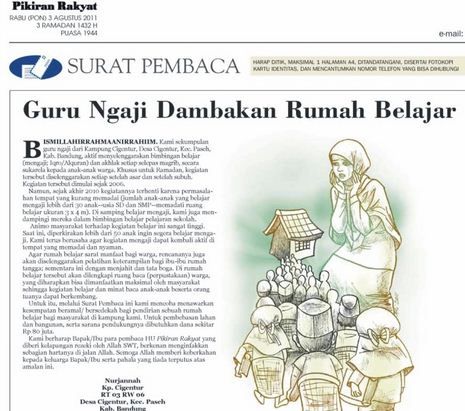 Detail Surat Pembaca Pikiran Rakyat Nomer 3