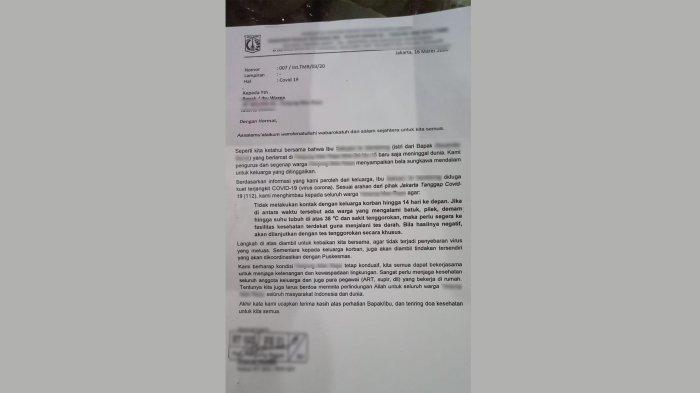 Detail Surat Pemberitahuan Warga Rt Nomer 35