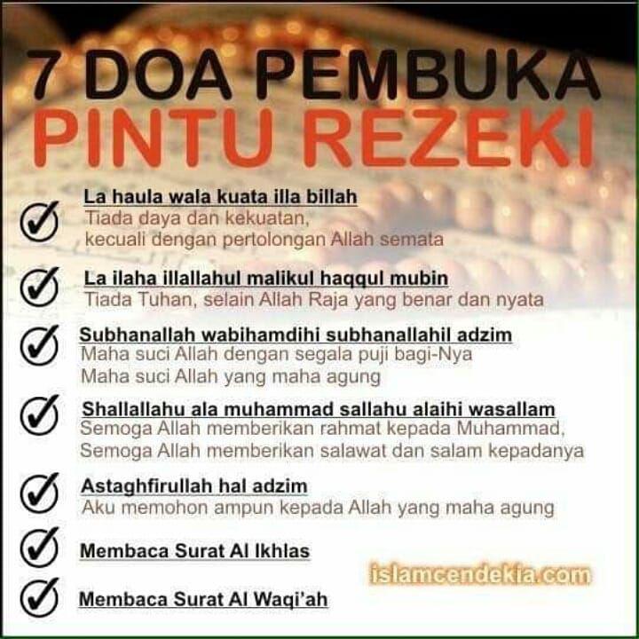 Detail Surat Pembuka Pintu Rezeki Nomer 8