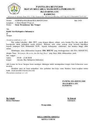 Detail Surat Peminjaman Tempat Nomer 24