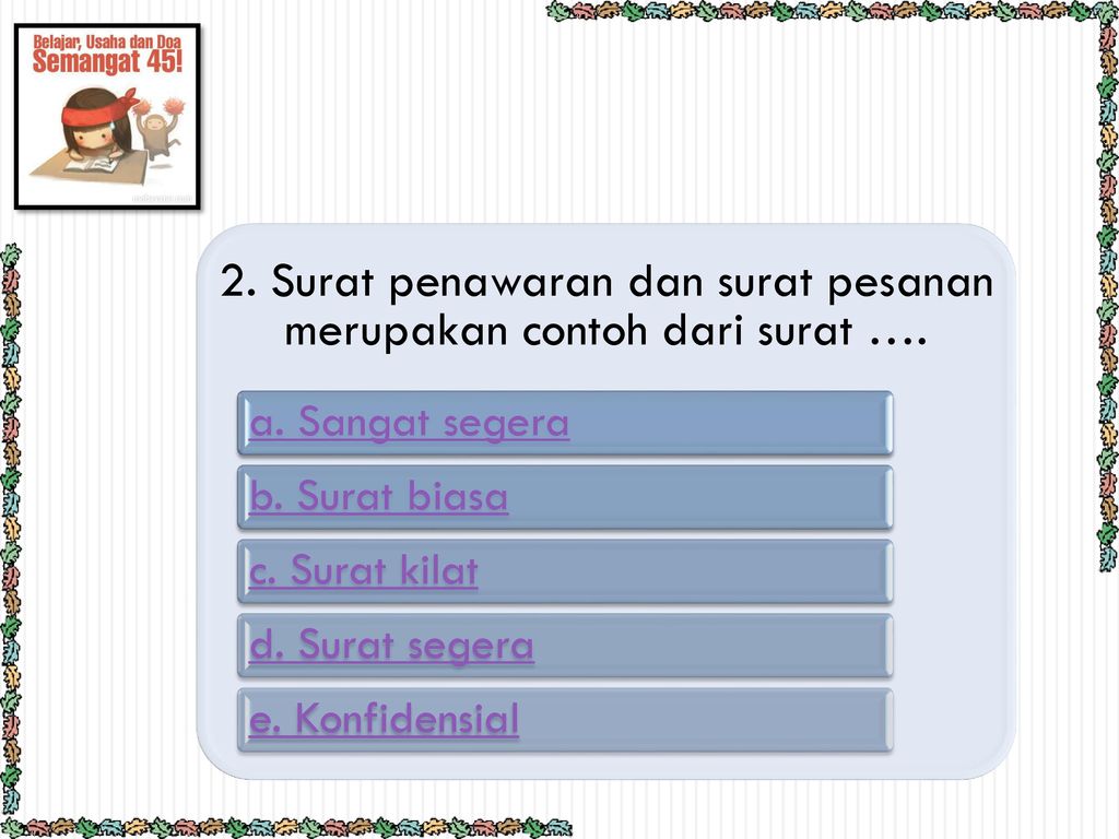 Detail Surat Penawaran Surat Pesanan Merupakan Contoh Dari Surat Nomer 52