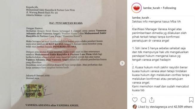 Detail Surat Pencabutan Kuasa Nomer 23