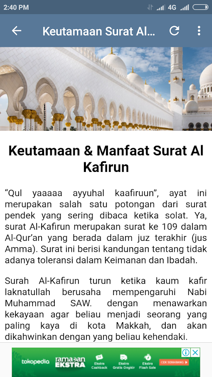 Detail Surat Pendek Al Kafirun Nomer 31