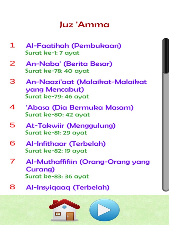 Detail Surat Pendek Dalam Juz Amma Nomer 39