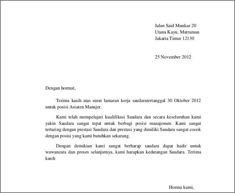 Detail Surat Penerimaan Kerja Nomer 7