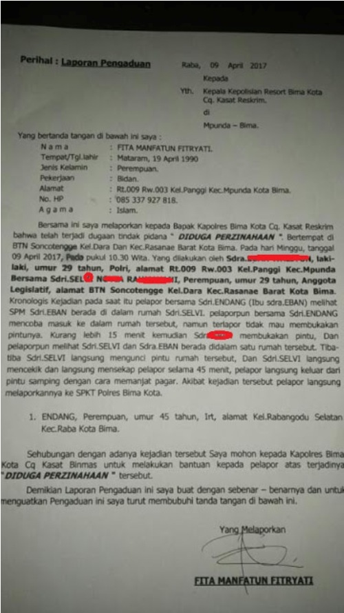 Detail Surat Pengaduan Ke Polisi Nomer 51