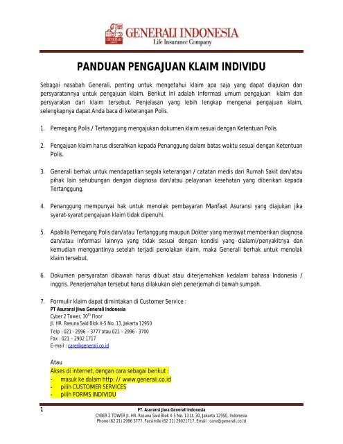 Detail Surat Pengajuan Asuransi Jiwa Nomer 23