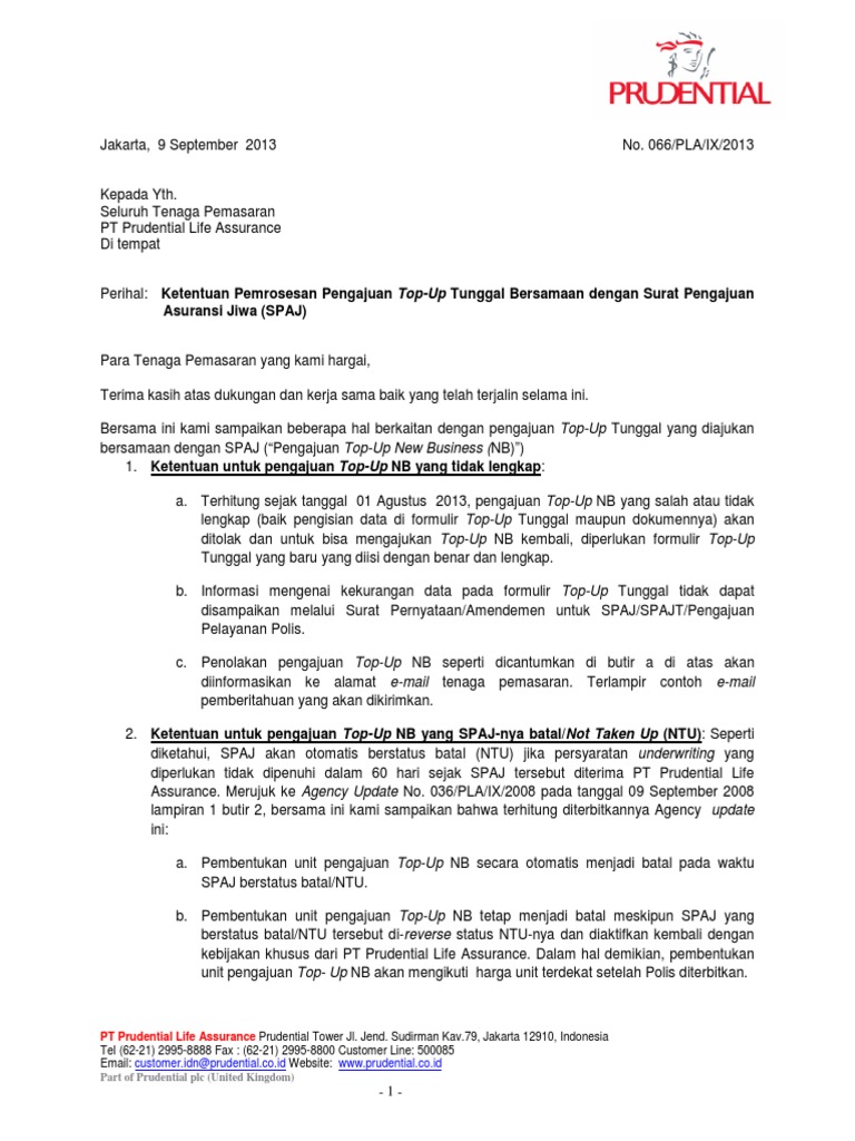 Detail Surat Pengajuan Asuransi Jiwa Nomer 4